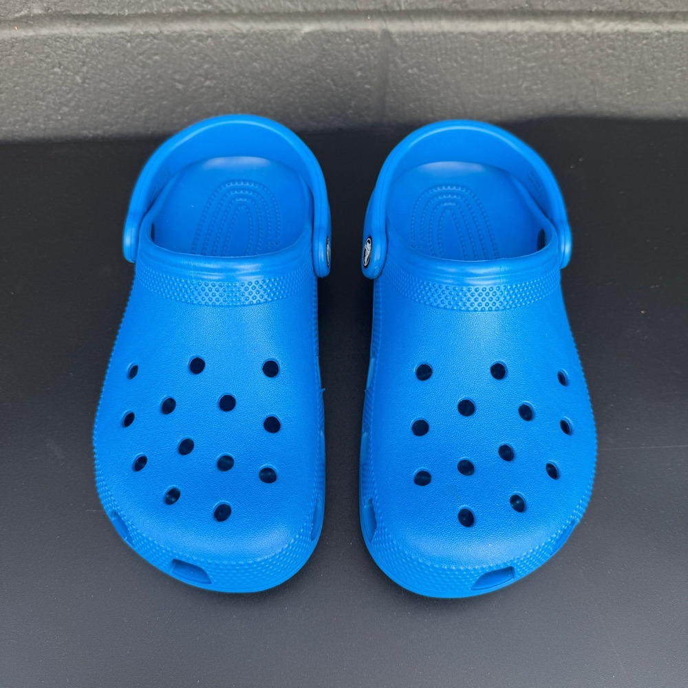 Crocs Classic Unisex Clog Blue Men's US 4 / Women's US 6 Sandals Shoes - Picture 4 of 6